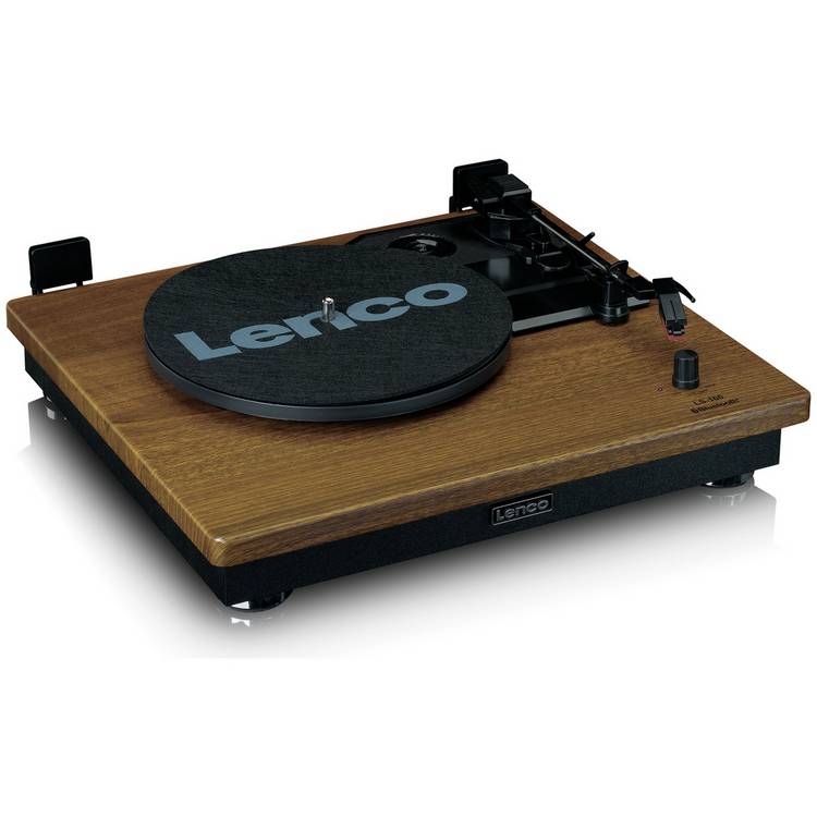 Lenco LS-100WD belt-drive turntable oak - British product