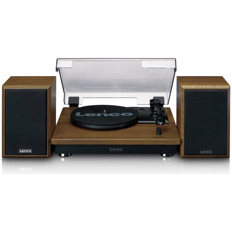Lenco LS-100WD belt-drive turntable oak - British product