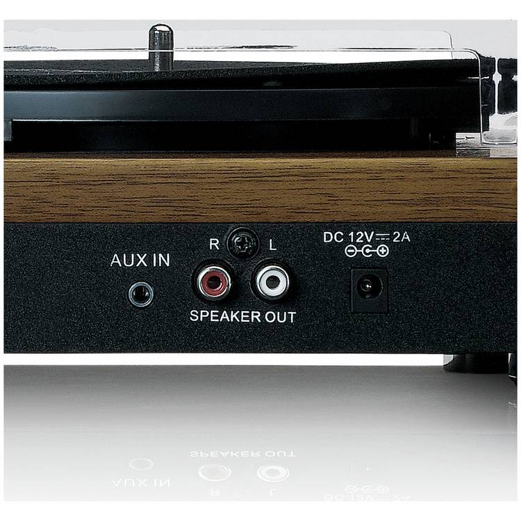 Lenco LS-100WD belt-drive turntable oak - British product
