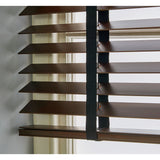 Habitat Wooden Brown 50m Slat Venetian Tape Blind - 90cm