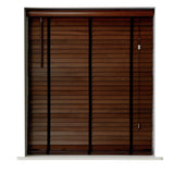 Habitat Wooden Brown 50m Slat Venetian Tape Blind - 90cm