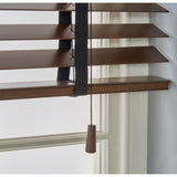 Habitat Wooden Brown 50m Slat Venetian Tape Blind - 90cm