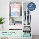 Minky stackable laundry basket 40 Litre - British product