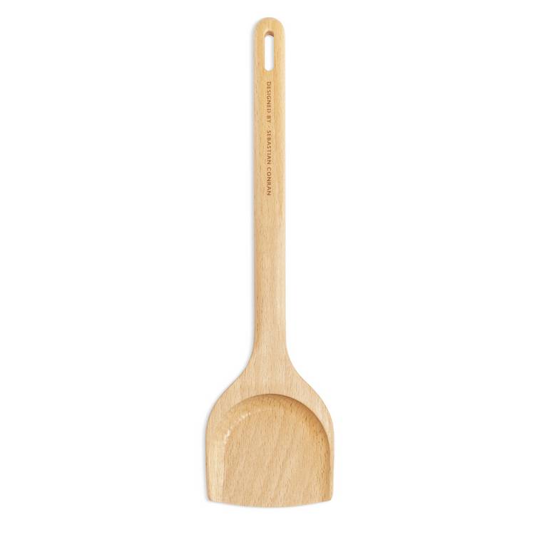 Sebastian Conran beech wood 3-piece utensil set - British product