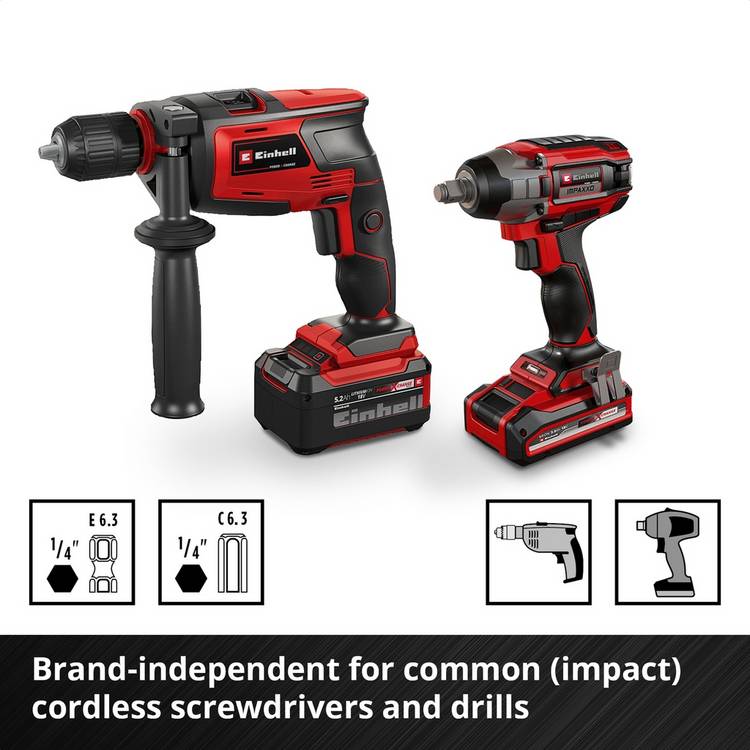 Einhell 95 piece drill bit set with carry case (British brand)