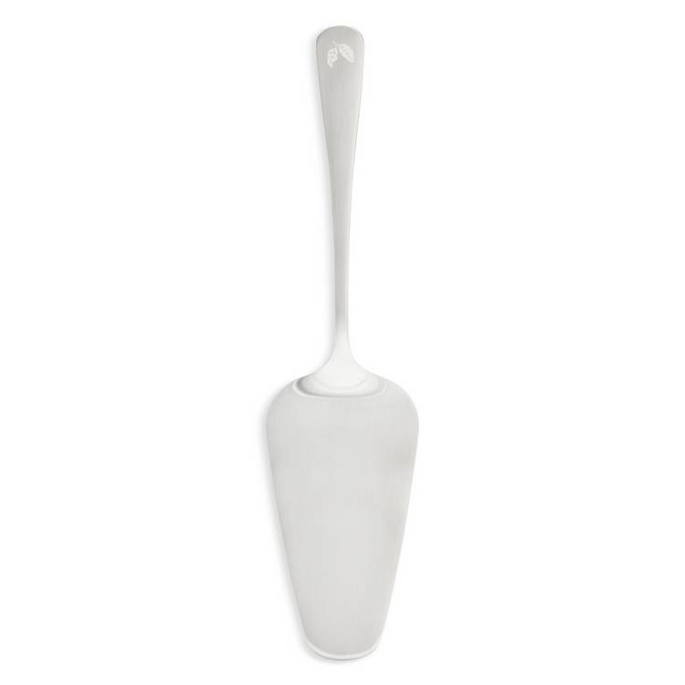 Habitat satin-finish cake slice with leaf design, imported from the UK