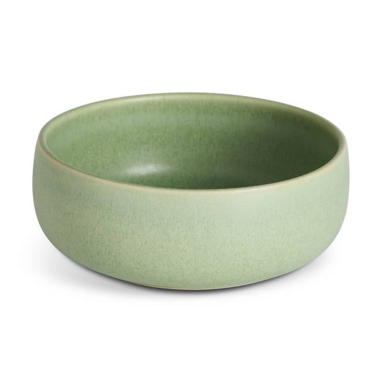 Habitat stoneware nibble bowls set of 3 green (British brand)