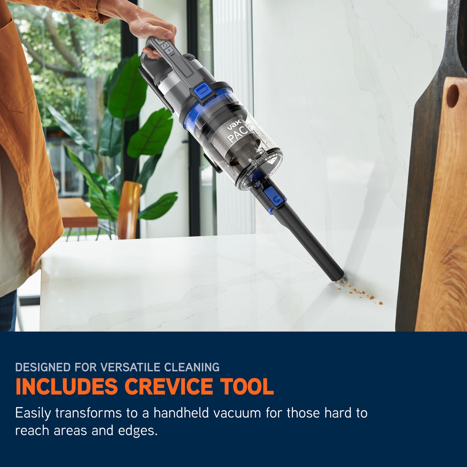 Vax Pace Cordless stick vacuum cleaner, imported from the UK