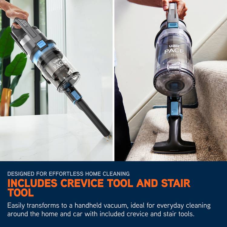 Vax Pace Plus cordless stick vacuum cleaner, UK version