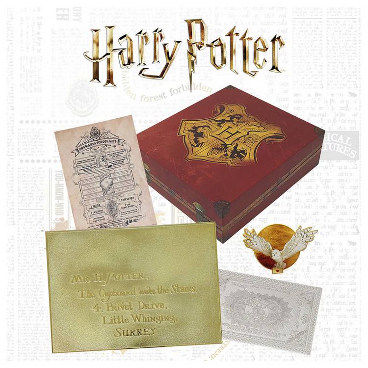 Harry Potter Journey to Hogwarts limited edition collectible set - British product