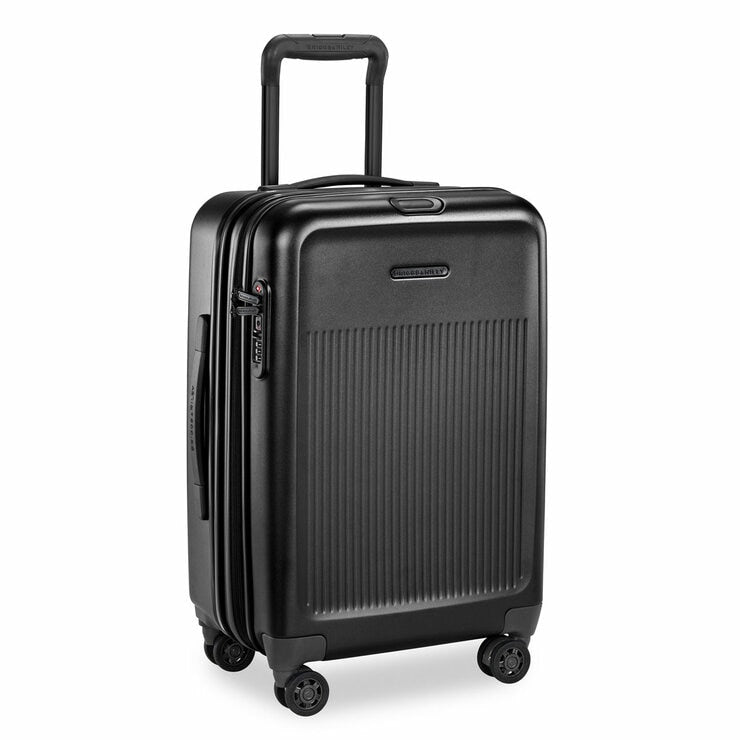 Briggs & Riley Sympatico expandable carry-on spinner in black (British brand)