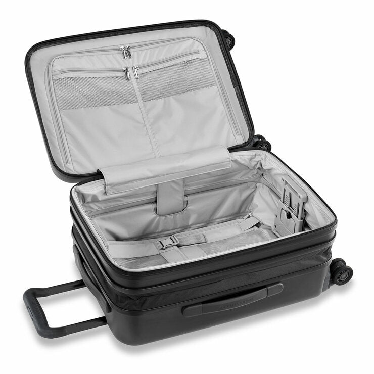 Briggs & Riley Sympatico expandable carry-on spinner in black (British brand)