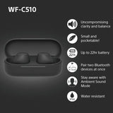 Sony true wireless earbuds black (British brand)