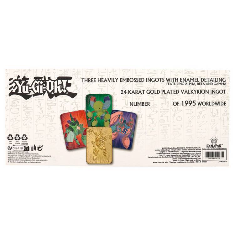 Fanattik Yu-Gi-Oh Magnet Warrior ingot set - British product