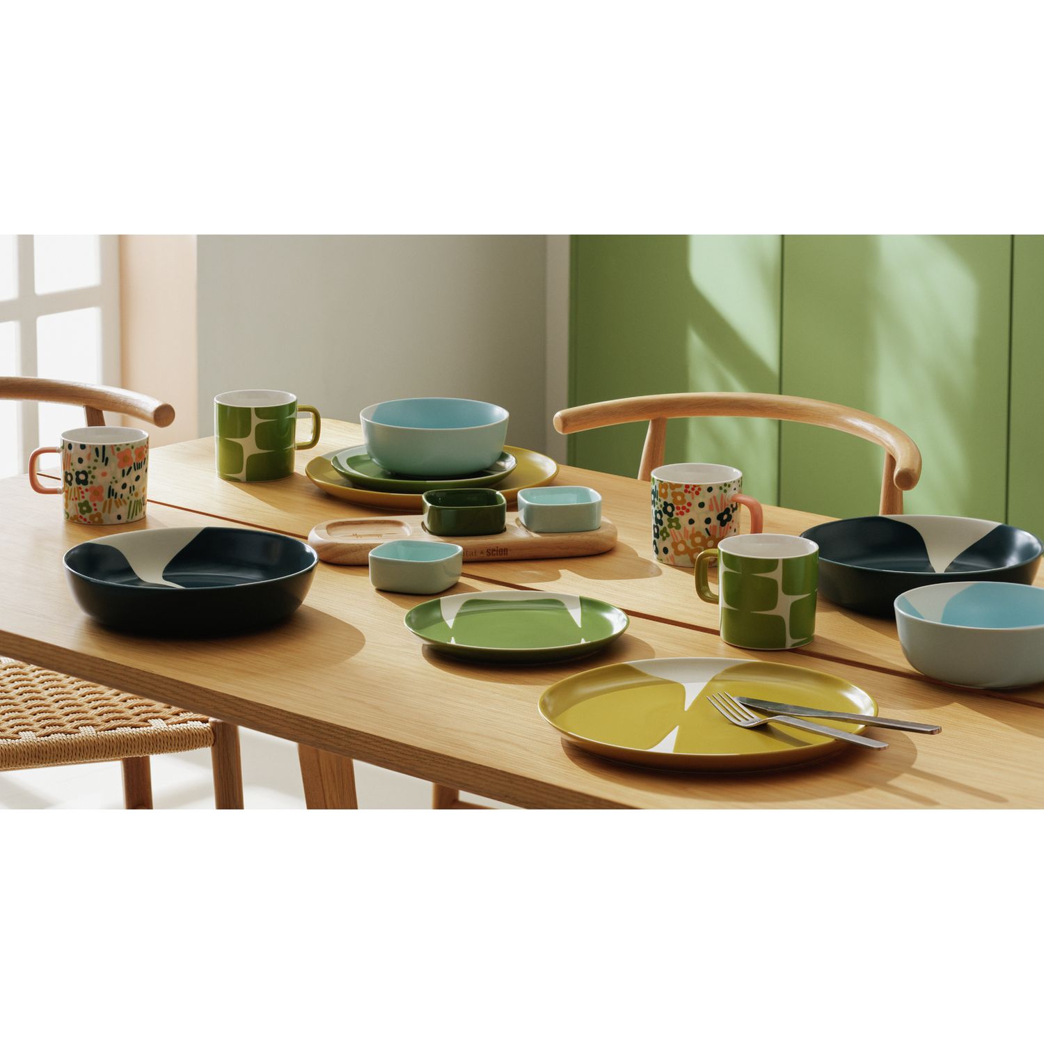 Habitat Scion Lohko 12-piece stoneware dinner set (British brand)