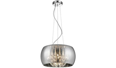 Argos Impex Potenza Metal 3 Light Pendant Light - Chrome- Buy online at McGrocer