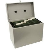 Cathedral A4 metal file box grey (British brand)
