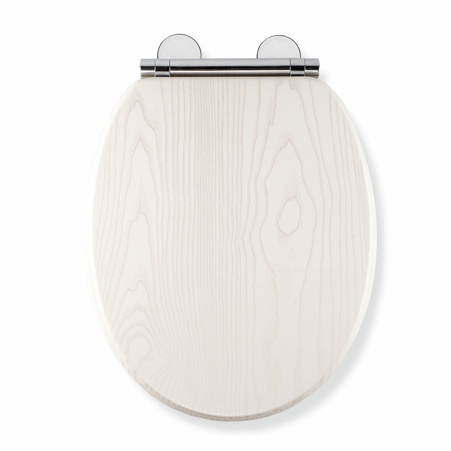 Croydex moulded wood toilet seat white oak effect, UK version