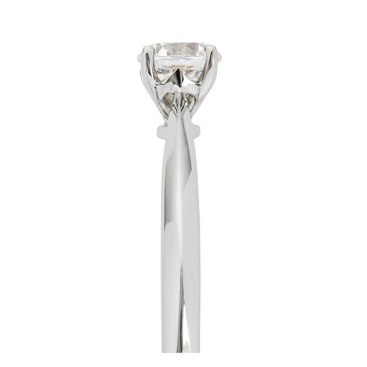 Revere engagement ring 9ct white gold cubic zirconia size K (British brand)