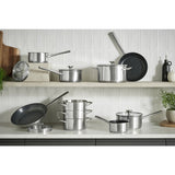 Habitat brushed stainless steel saucepan 20cm (British brand)