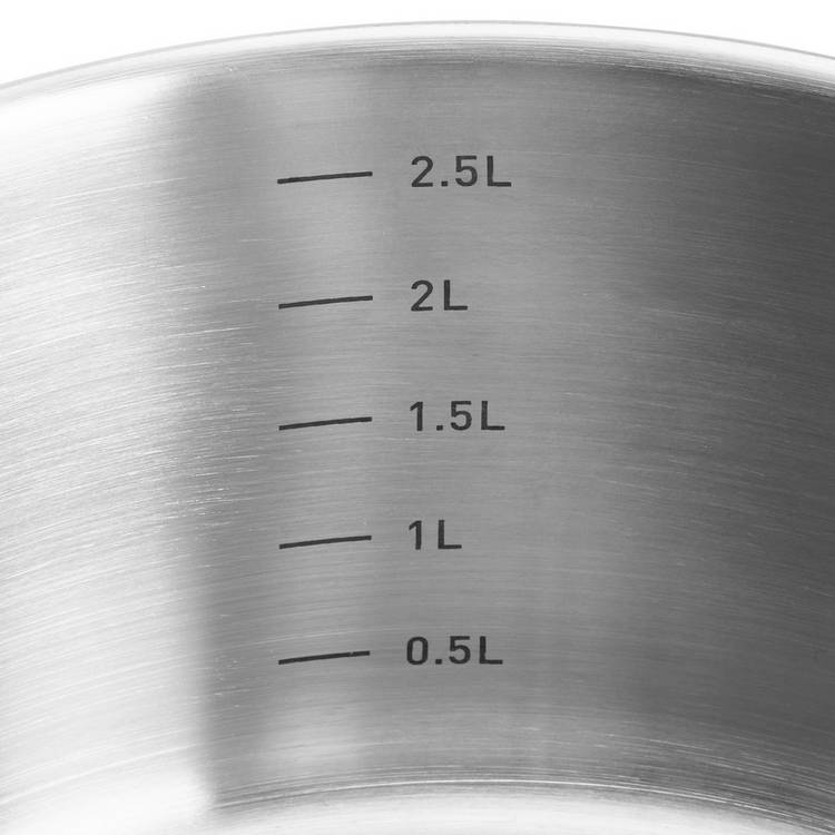 Habitat brushed stainless steel saucepan 20cm (British brand)