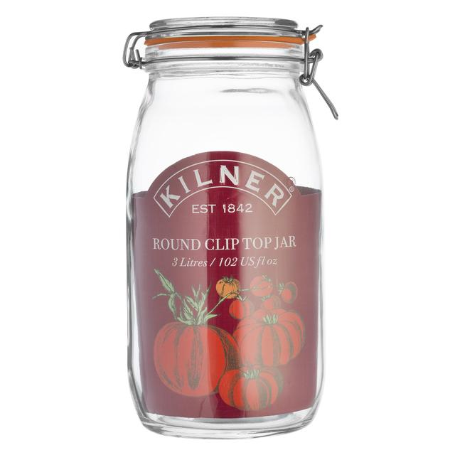 Kilner Clip Top Round Jar 3L