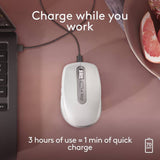 Logitech MX Anywhere 3S Mac wireless mouse pale grey, UK version