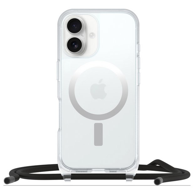 OtterBox iPhone 16 necklace phone case Clear - British product