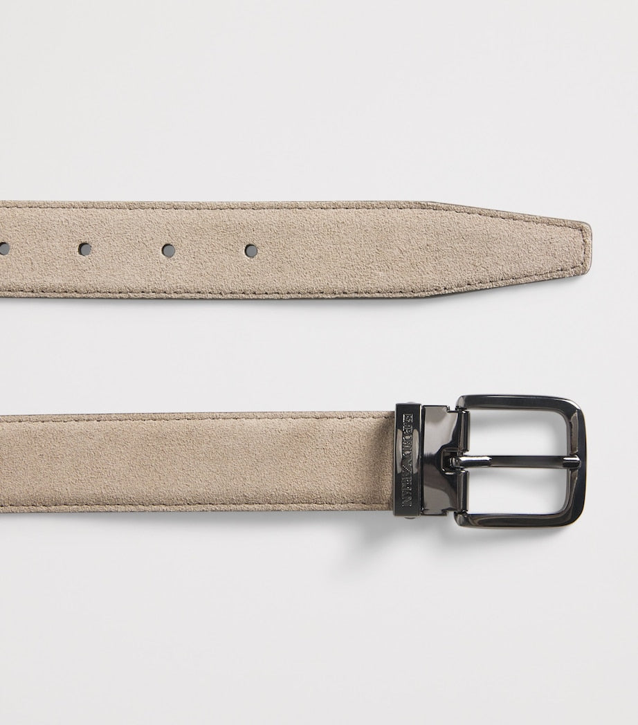 Emporio Armani leather belt with Eagle buckle - British product
