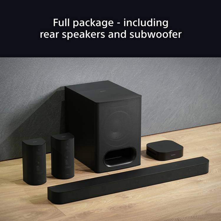 Sony HTS60 5.1ch soundbar with rear speakers, UK version