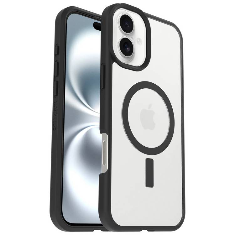 OtterBox phone case clear/black MagSafe for iPhone 16 Plus - British product