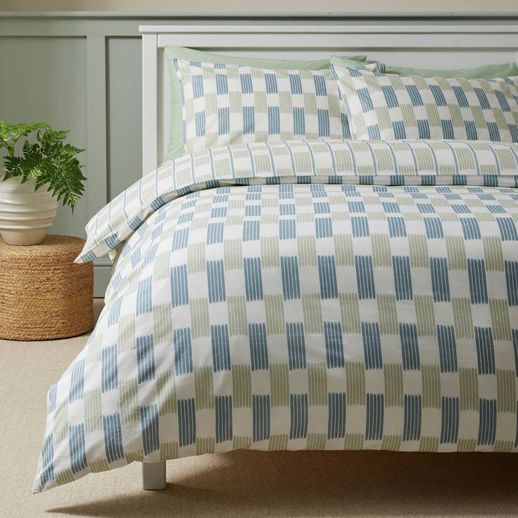 Habitat bedding set Ikat print double - British product