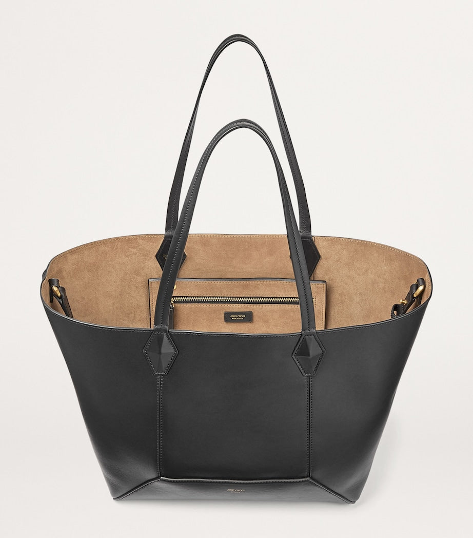 Jimmy Choo Diamond calfskin leather tote bag, UK version