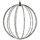 Habitat solar hanging metal lantern with warm white LEDs - British product