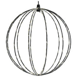 Habitat solar hanging metal lantern with warm white LEDs - British product