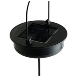 Habitat solar hanging metal lantern with warm white LEDs - British product