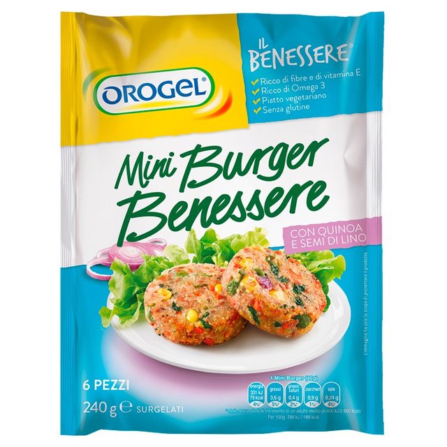 Orogel Mini Burger with Quinoa Flaxseed & Veggies   240g