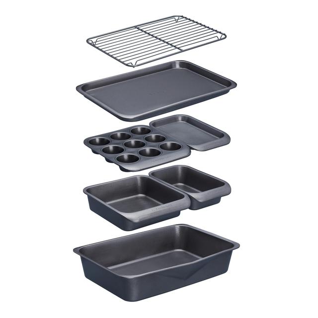 MasterClass Smart Space Stacking Non-Stick Bakeware Set   7 per pack GOODS M&S   