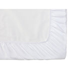 Silentnight Supersoft Plain White Fitted Sheet - Double