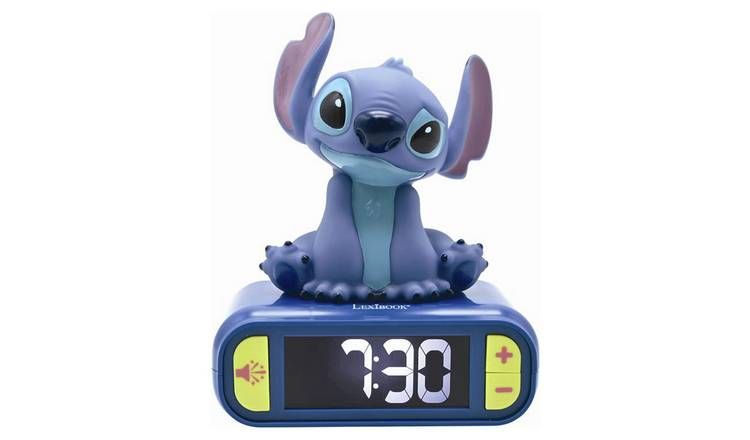 Disney Stitch Nightlight Alarm Clock GOODS Argos