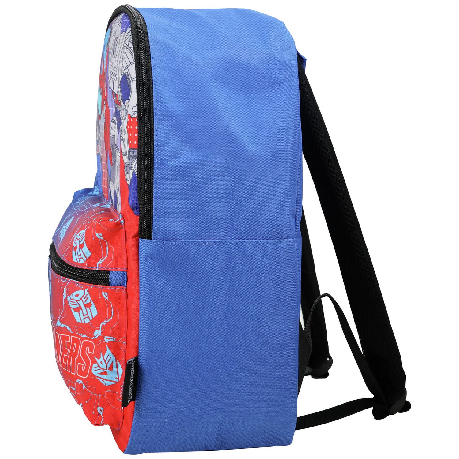 Hasbro Transformers backpack in blue with 9 litre capacity, imported from the UK