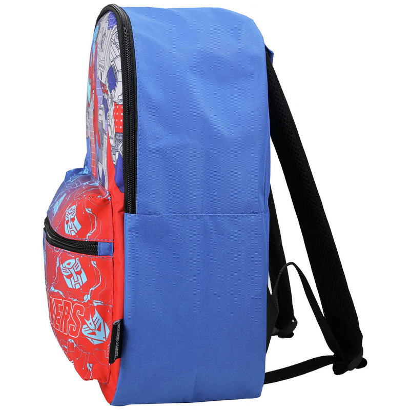 Hasbro Transformers backpack in blue with 9 litre capacity, imported from the UK