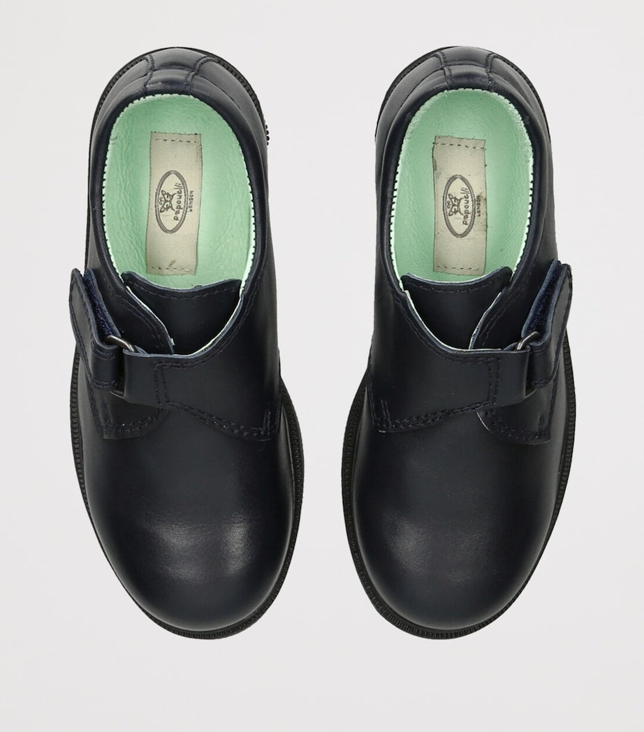 Papouelli Leather Fergus school shoes, imported from the UK