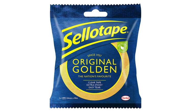 Sellotape Original Golden Tape - 24mm x 50m GOODS Argos