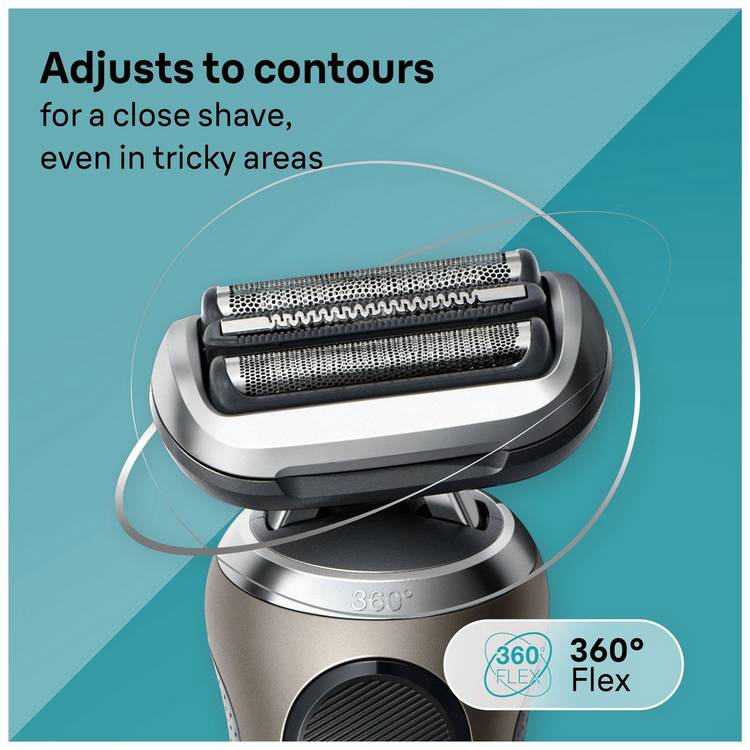 Braun Series 7 cordless electric shaver wet and dry use (British brand)