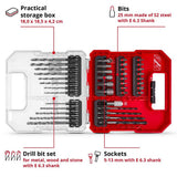 Einhell 40 Piece L-CASE Drill Bit Set, UK version