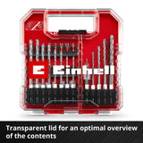 Einhell 40 Piece L-CASE Drill Bit Set, UK version