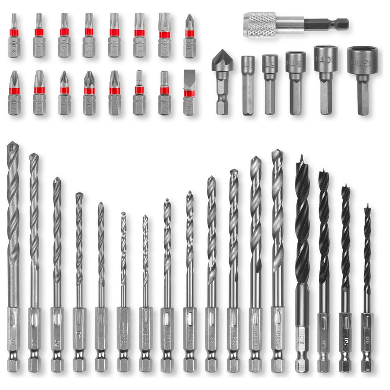 Einhell 40 Piece L-CASE Drill Bit Set, UK version