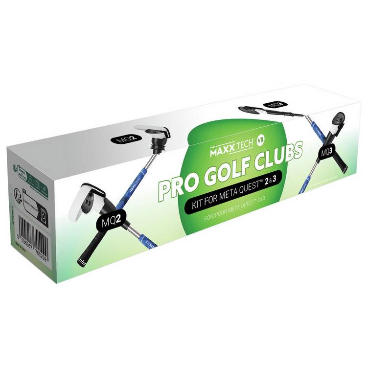 Maxx Tech VR Pro Golf Clubs Kit for Meta Quest - British brand