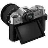 Fujifilm XT50 silver mirrorless camera with XC15-45mm lens (British brand)